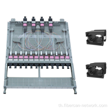 24 เส้นใย MTP/MPO ถึง 8 Cassette ไฟเบอร์ไฟเบอร์ไฟเบอร์ MTP/MPO